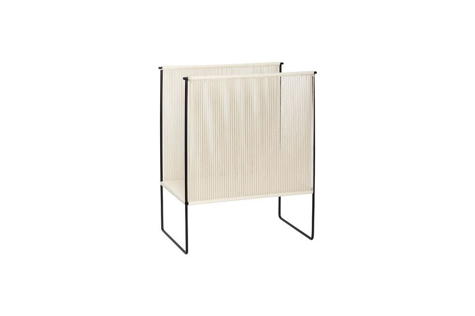 Beige cotton magazine rack String Hübsch