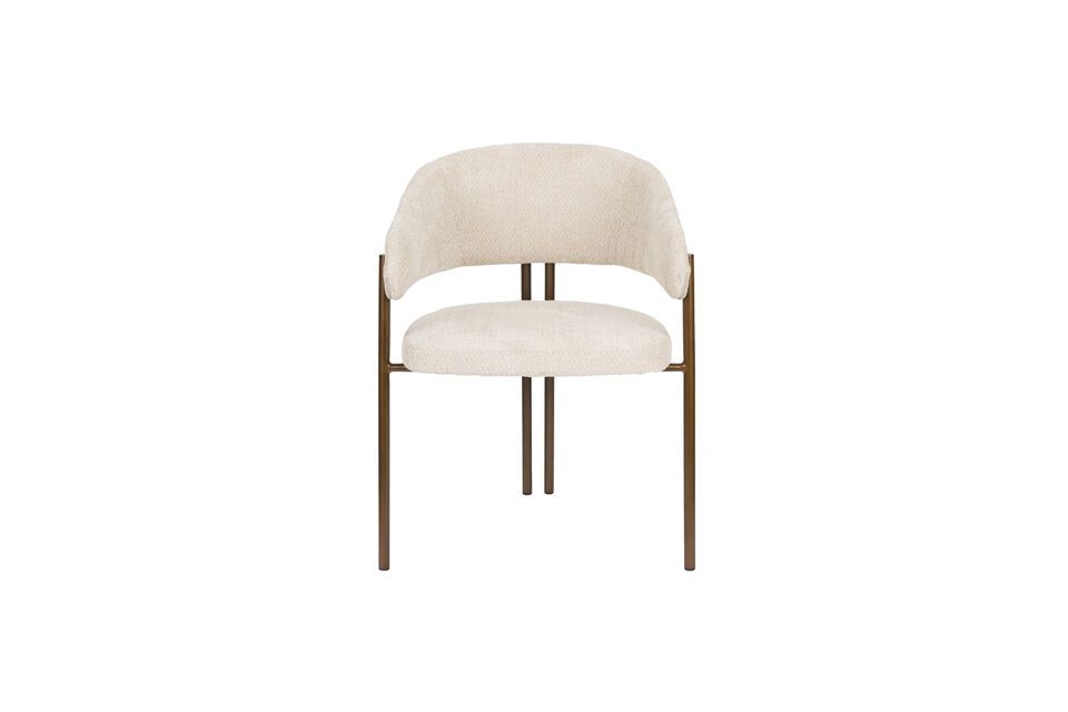 Beige eucalyptus plywood chair Naida DutchBone