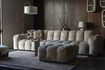 Miniature Beige fabric 4-seater sofa Hackman 2