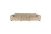 Miniature Beige fabric 4-seater sofa Hackman 8