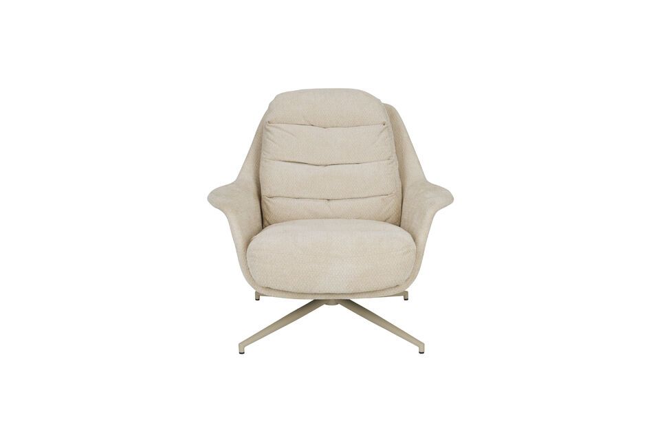 With its gentle curves and wing-shaped armrests