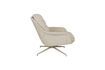 Miniature Beige fabric and eucalyptus wood armchair Philly 5
