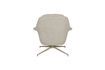 Miniature Beige fabric and eucalyptus wood armchair Philly 7