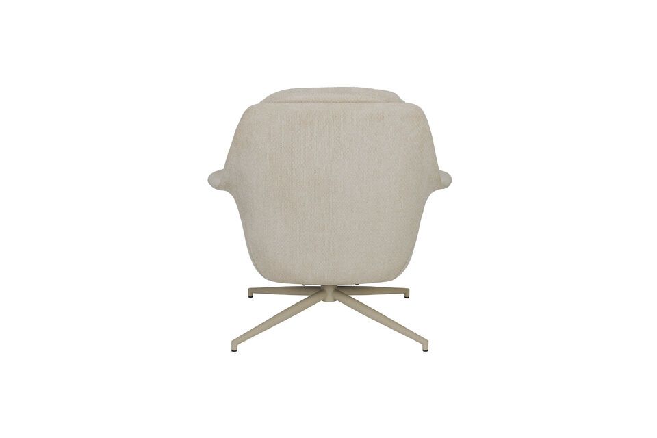 Its lacquered metal swivel base adds an undeniable touch of character