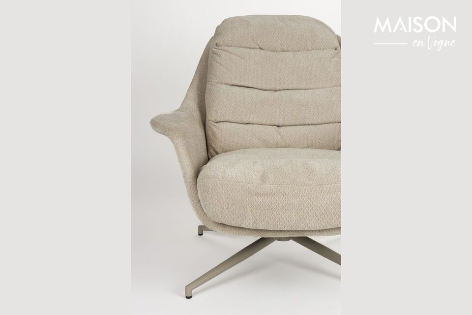 This armchair is perfect for design enthusiasts looking to add a warm