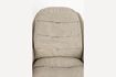 Miniature Beige fabric and eucalyptus wood armchair Philly 9