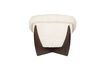 Miniature Beige fabric armchair Emilius 11