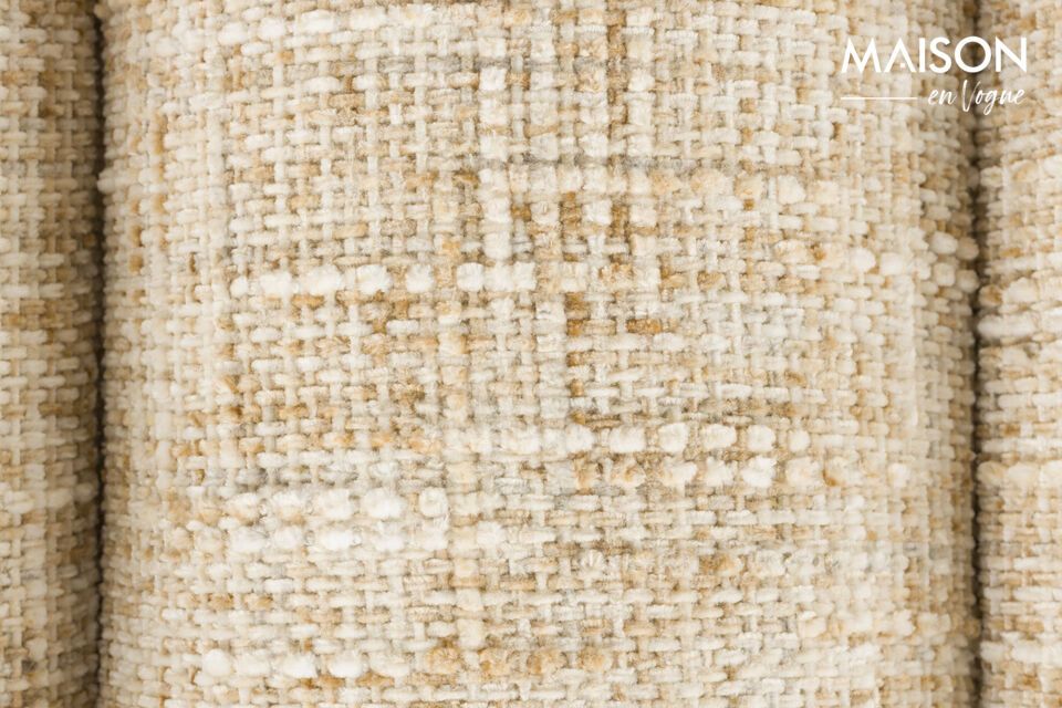 The Jethro bench is the perfect centerpiece for a warm, soft interior