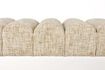 Miniature Beige fabric bench Jethro 7