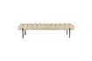 Miniature Beige fabric bench Jethro 4