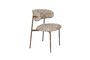 Miniature Beige fabric chair Claes Clipped