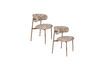 Miniature Beige fabric chair Claes 6