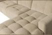 Miniature Beige fabric corner sofa Bar 7