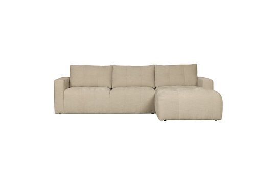 Beige fabric corner sofa Bar Clipped