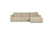 Miniature Beige fabric corner sofa Bar 1