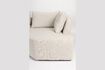 Miniature Beige fabric left corner 5-seater sofa Prosper 11
