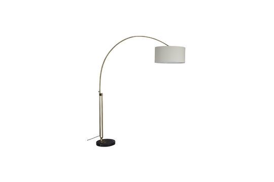 Beige iron floor lamp Archie Clipped