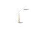 Miniature Beige iron floor lamp Belle Clipped
