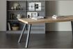 Miniature Beige mango wood table 180x90 with square legs Tablo 2