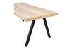 Miniature Beige mango wood table 180x90 with square legs Tablo 7