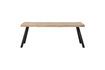 Miniature Beige mango wood table 180x90 with square legs Tablo 5