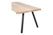 Miniature Beige mango wood table 180x90 with square legs Tablo 8