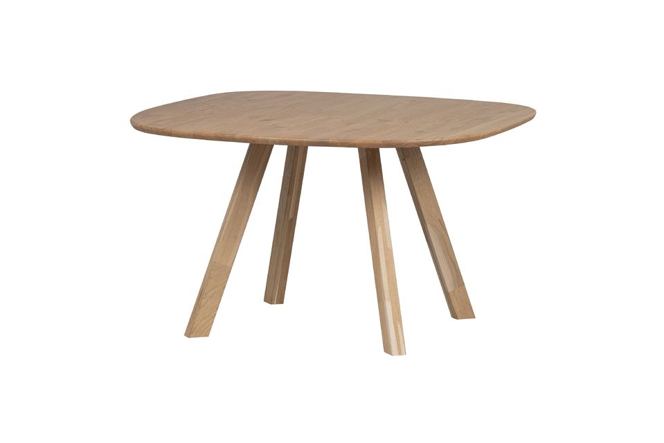 Beige oak coffee table Tablo Woood