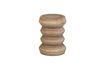 Miniature Beige oak stool Babs 1