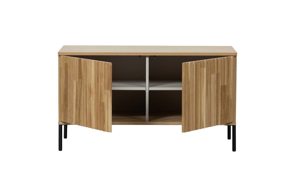 Beige oak tv stand New - 4