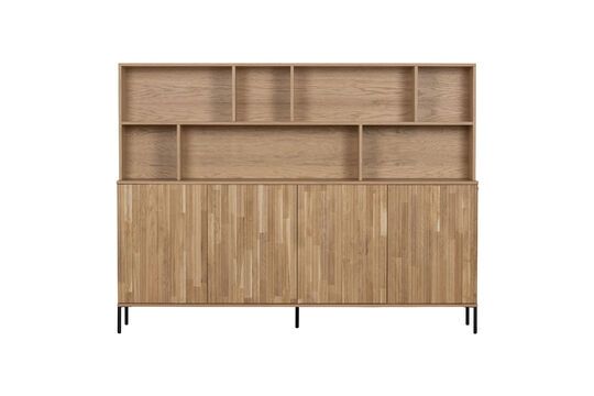 Beige oak wall cabinet New Clipped