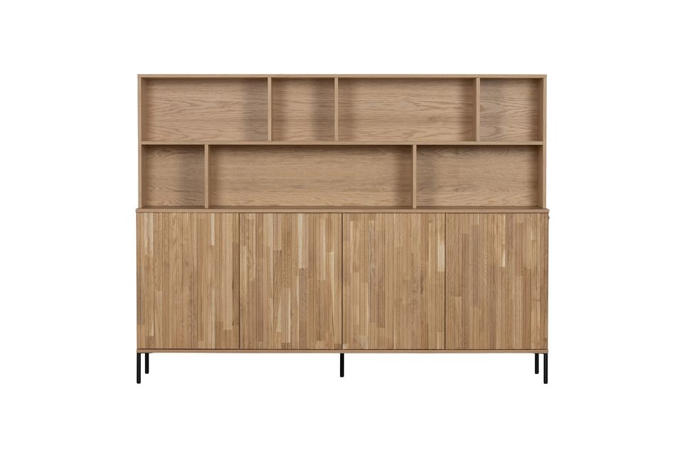 Beige oak wall cabinet New Woood