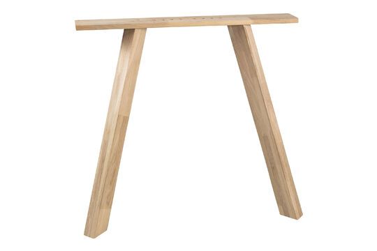 Beige oak wood base 72x79x10 Tablo Clipped