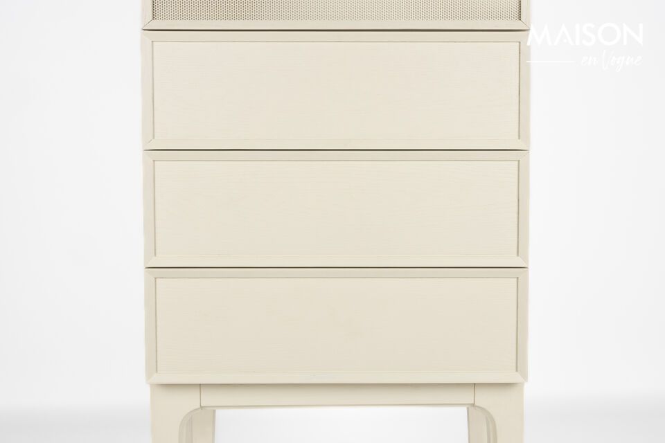 The June chest of drawers is more than just a utility; it\'s an invitation to style