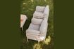 Miniature Beige olefin fiber armchair Vista 4