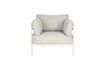 Miniature Beige olefin fiber armchair Vista 1