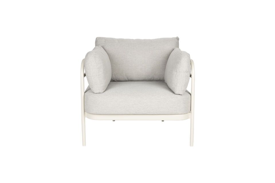 Beige olefin fiber armchair Vista Zuiver