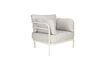 Miniature Beige olefin fiber armchair Vista 6