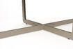 Miniature Beige oval steel coffee table Centre 10