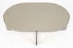 Miniature Beige oval steel coffee table Centre 4