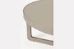 Miniature Beige oval steel coffee table Centre 8