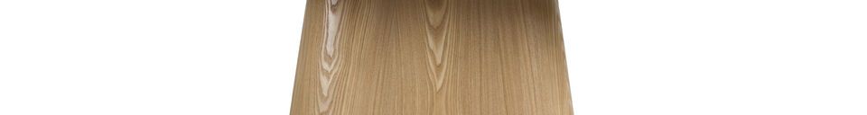Material Details Beige oval wood dining table 200x90 Almira