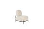 Miniature Beige plastic armchair Polly Clipped