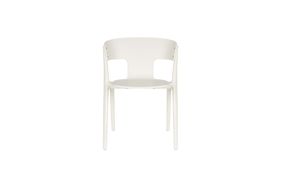 Discover the Horizon beige plastic garden chair