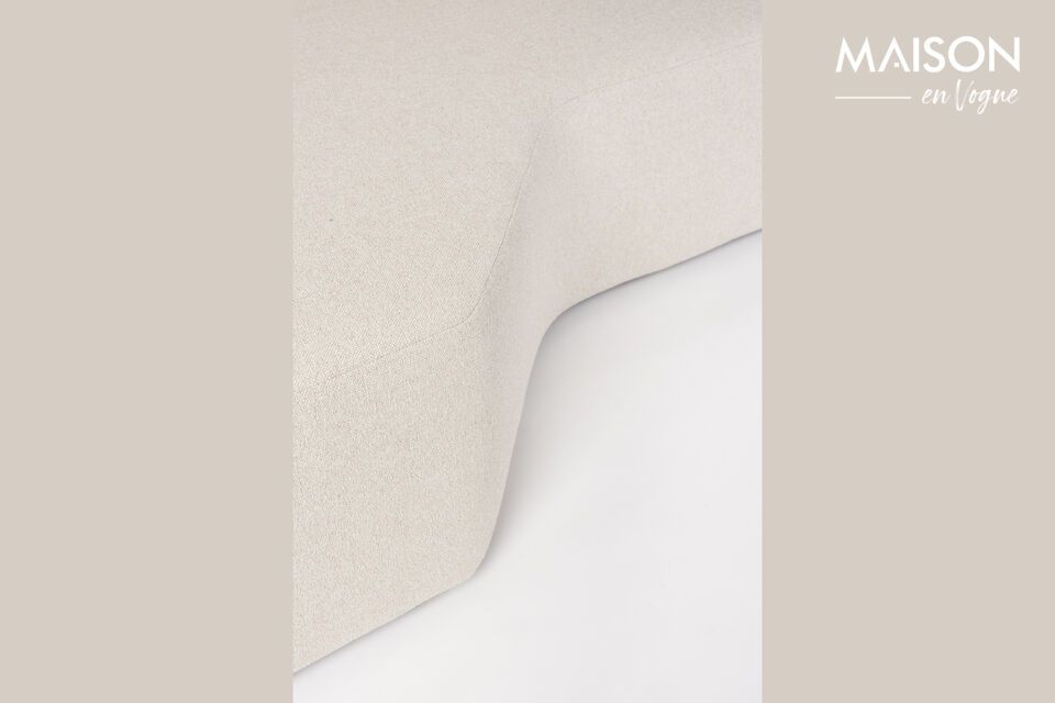 Its delicately textured yet resilient polyester surface is both pleasant to the touch and easy to