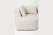 Miniature Beige polyester right corner 5-seater sofa Prosper 7