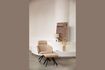 Miniature Beige PU leather armchair Frie 4