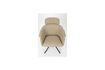 Miniature Beige PU leather armchair Frie 1