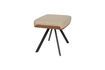 Miniature Beige PU leather pouf Frie 4