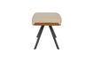 Miniature Beige PU leather pouf Frie 1