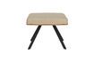 Miniature Beige PU leather pouf Frie 5